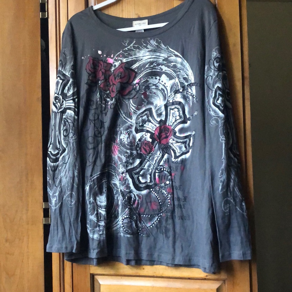 💥Flash Sale! Long sleeve embellished blouse